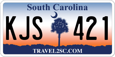 SC license plate KJS421