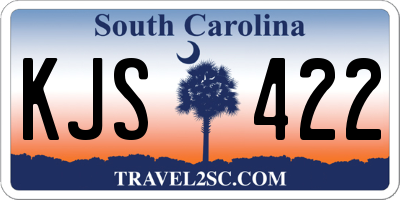 SC license plate KJS422