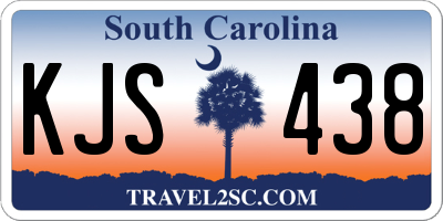SC license plate KJS438