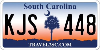 SC license plate KJS448