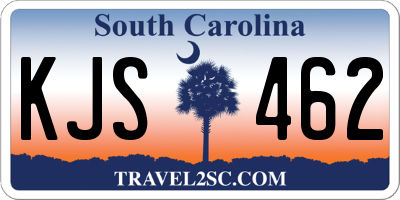 SC license plate KJS462