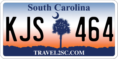 SC license plate KJS464