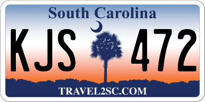 SC license plate KJS472