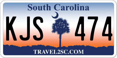 SC license plate KJS474