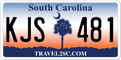 SC license plate KJS481