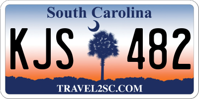 SC license plate KJS482