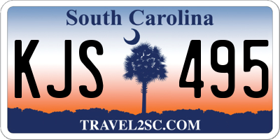 SC license plate KJS495