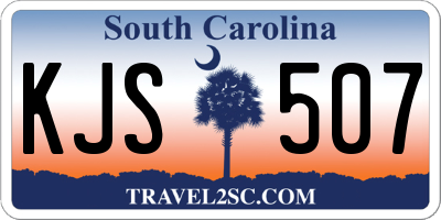 SC license plate KJS507