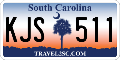 SC license plate KJS511