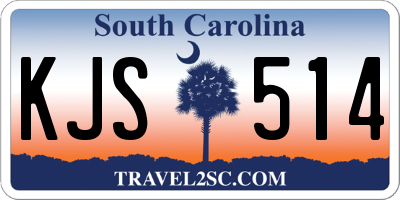 SC license plate KJS514
