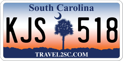 SC license plate KJS518