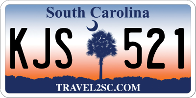 SC license plate KJS521