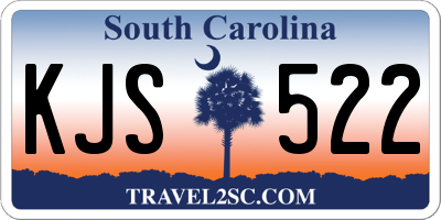 SC license plate KJS522