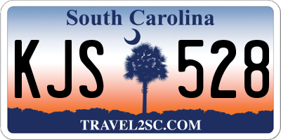SC license plate KJS528