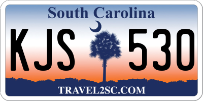 SC license plate KJS530