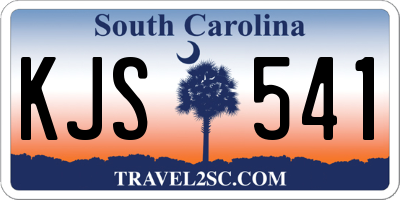 SC license plate KJS541