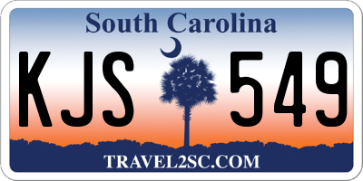 SC license plate KJS549