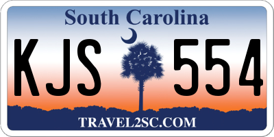 SC license plate KJS554