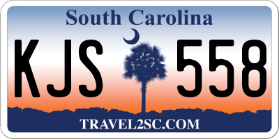 SC license plate KJS558