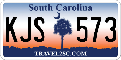 SC license plate KJS573