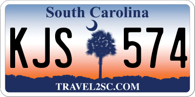 SC license plate KJS574
