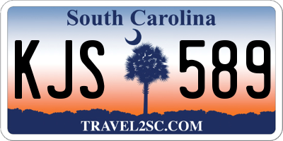 SC license plate KJS589