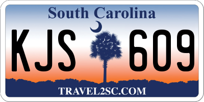 SC license plate KJS609