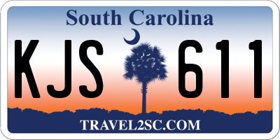 SC license plate KJS611