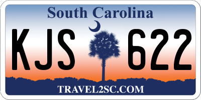 SC license plate KJS622
