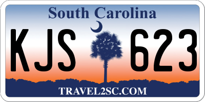 SC license plate KJS623