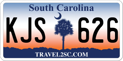 SC license plate KJS626
