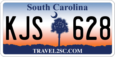 SC license plate KJS628