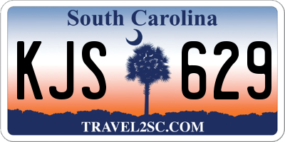 SC license plate KJS629