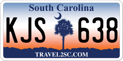 SC license plate KJS638