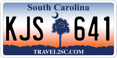SC license plate KJS641
