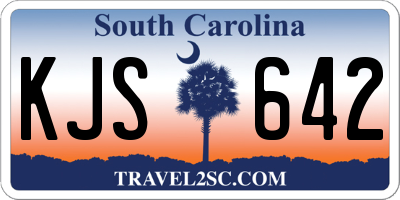 SC license plate KJS642