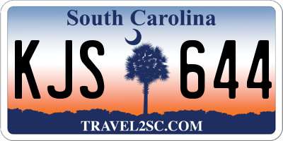 SC license plate KJS644