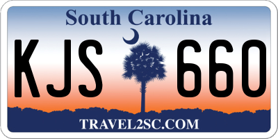 SC license plate KJS660