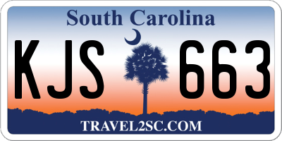 SC license plate KJS663