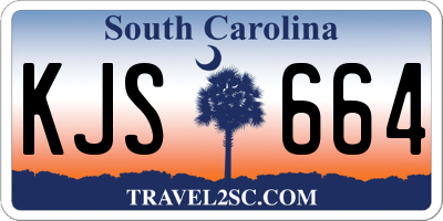 SC license plate KJS664