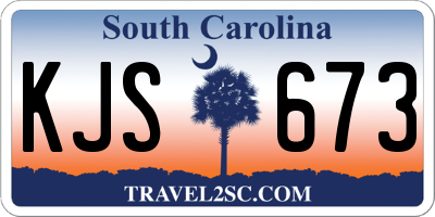 SC license plate KJS673