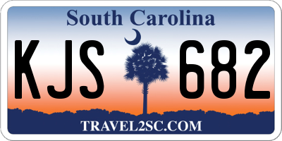 SC license plate KJS682