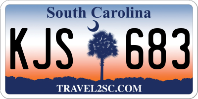 SC license plate KJS683