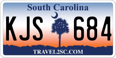 SC license plate KJS684