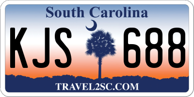 SC license plate KJS688