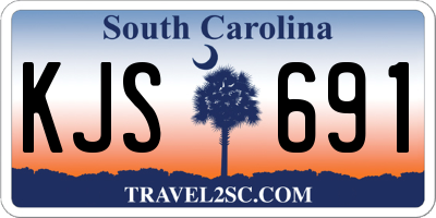 SC license plate KJS691