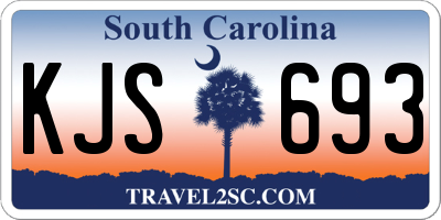 SC license plate KJS693