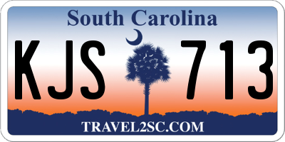 SC license plate KJS713