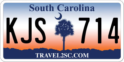 SC license plate KJS714