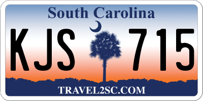 SC license plate KJS715